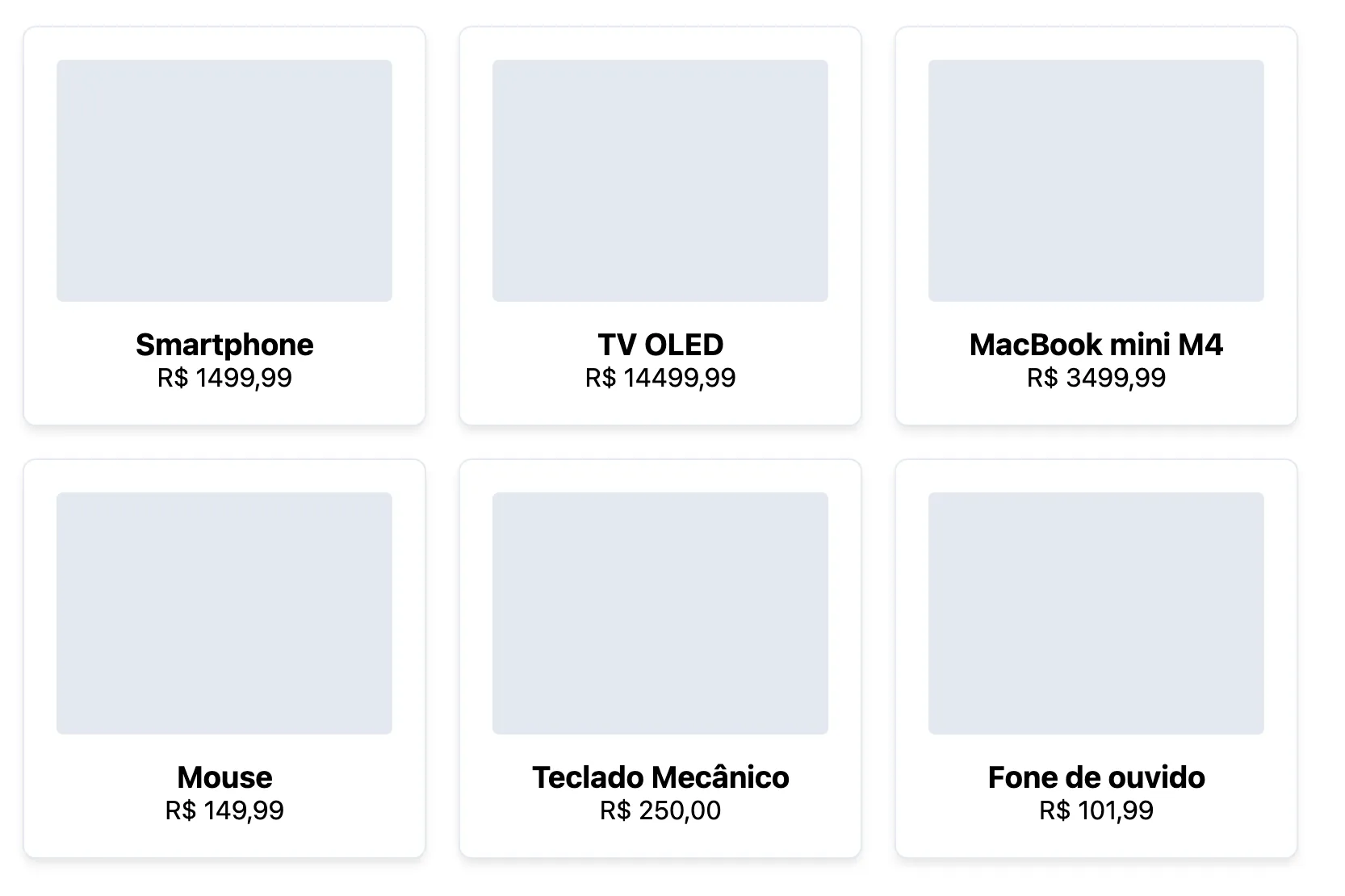 cards grid